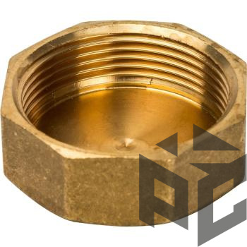 Заглушка латунь ВР Ду 15 (1/2") от производителя "Рускон"