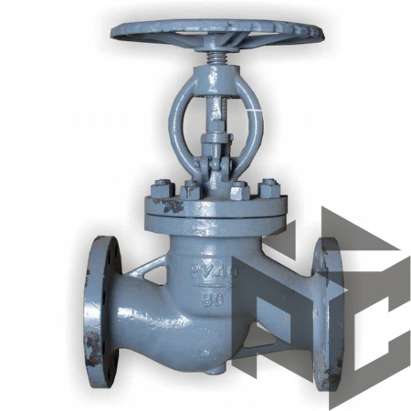 Клапан (вентиль) запорный стальной 15с22нж Ду 15 Ру 40 от производителя "Рускон"