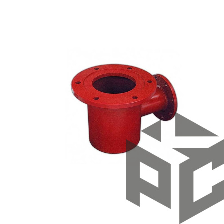 Подставка пожарная стальная ППОФ 300 Ру 10 Техкомплект (усиленная) от производителя "Рускон"