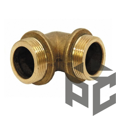 Уголок латунь НР/НР Ду 15 (1/2") от производителя "Рускон"