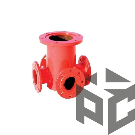 Подставка пожарная стальная ППКФ 200х100 Ру 10 Техкомплект (усиленная) от производителя "Рускон"